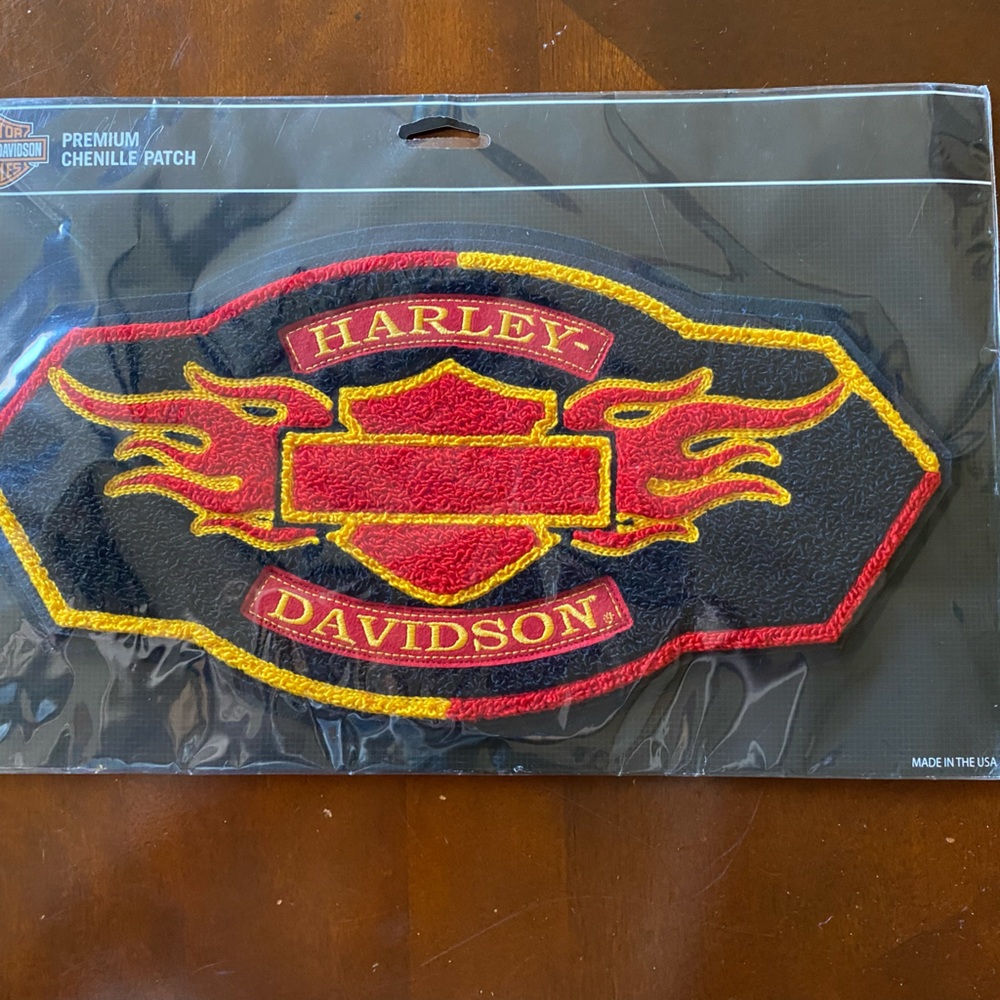Harley Davidson Large Chenille Patch